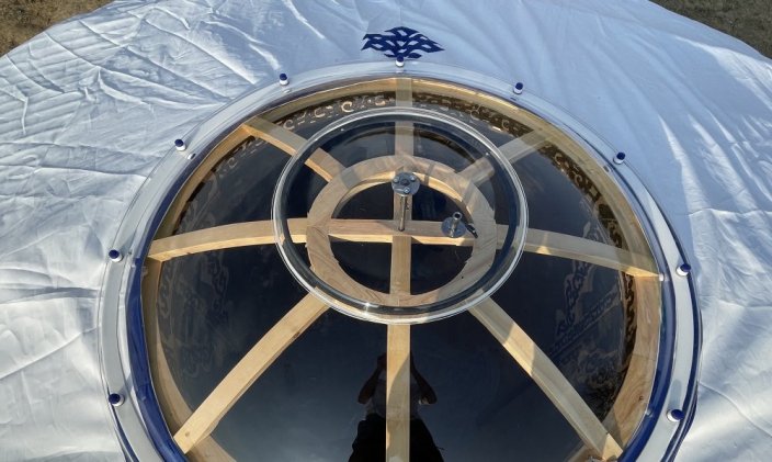 Opening dome for yurt ∅6m